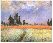 Claude Monet Wheatfield oil painting on canvas